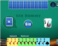 Gin rummy kaszin HTML5 jtk