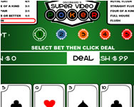 Super Video Poker kaszin ingyen jtk